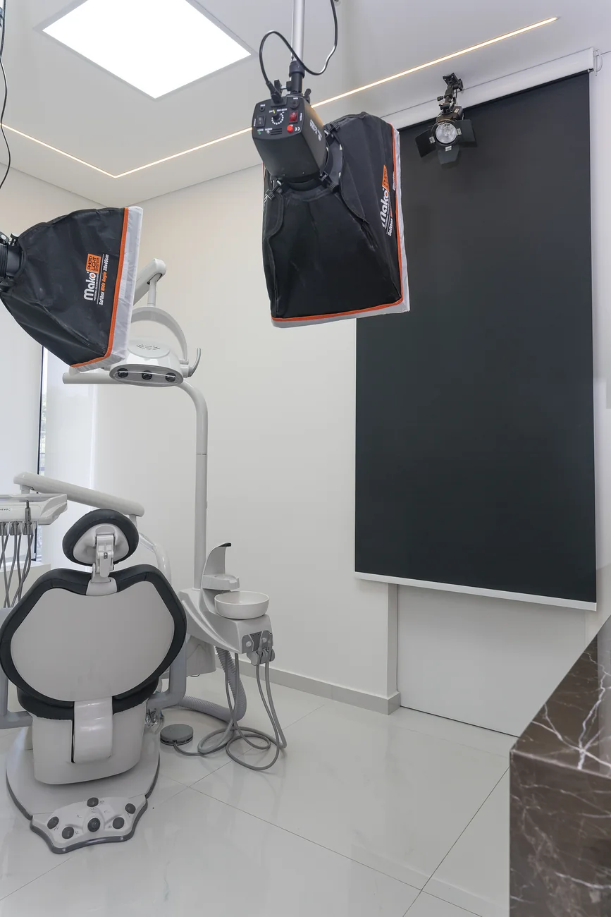 Sala de atendimento da clínica DIB Ortognática